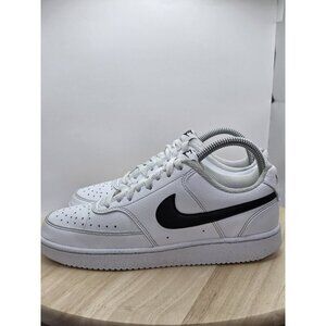 Sz 7 - Nike Court Vision Lo NN DH3158-101 White/Black-White